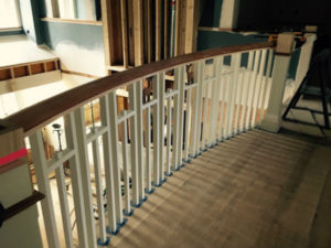 Second floor balcony with its whimsical woodland shapes. Source: YFI